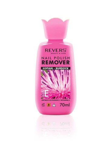 Quitaesmalte Revers  hierbas y vitamina B  rosa